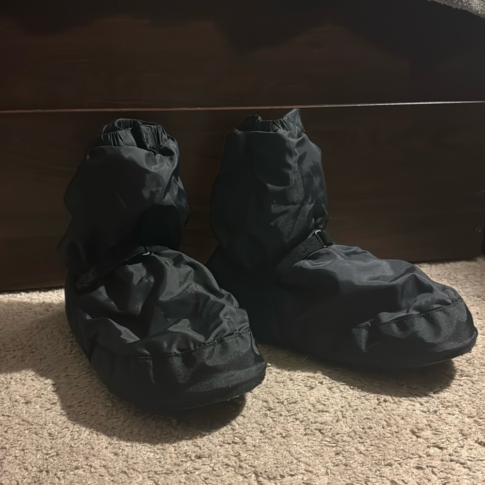 Black dance booties